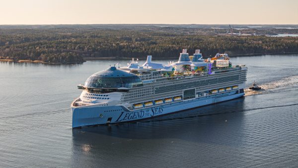 Legend of the Seas Hits the Water Ahead of Debut