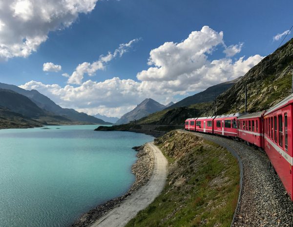 Rail Europe. Bernina pic by Alessandro Prato via Unsplash