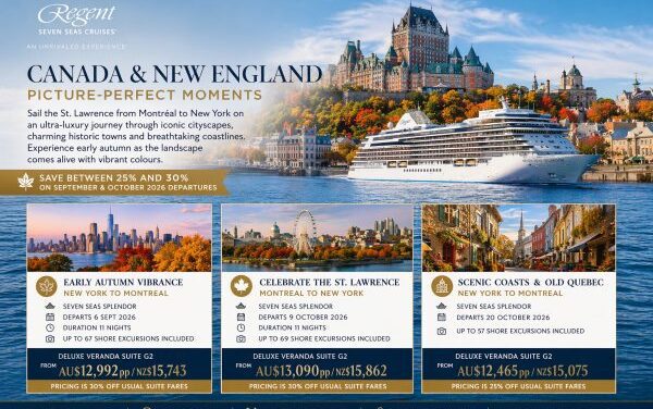 Regent Seven Seas Cuts 30% Off Canada Cruises