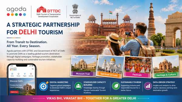 Agoda and Delhi Unite for Year-Round Tourism Push