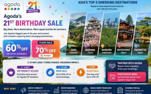 Agoda’s Birthday Sale Opens Doors to Asia’s Hidden Gems