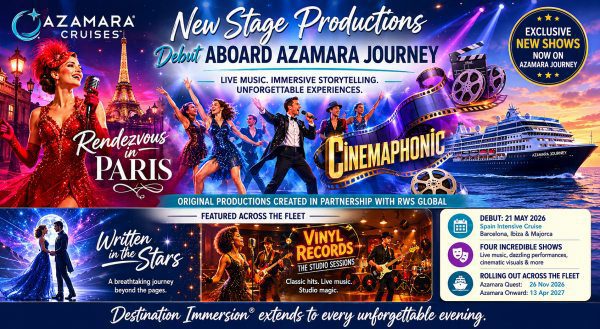 Azamara Journey Unveils Fresh Entertainment at Sea