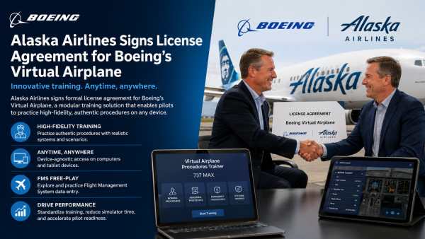 Alaska Airlines Elevates Training with Boeing Platform