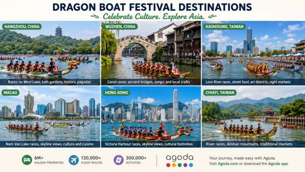 Agoda Names Top Dragon Boat Festival Getaways
