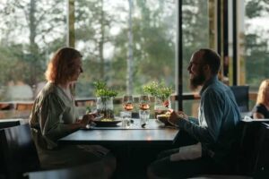 Finland - Rovaniemi Lapland Hotels Sky Ounasvaara -Sky Kitchen View dinner