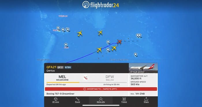 Qantas Chaos: Mid-Air Bite Forces Tahiti Diversion
