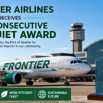 Frontier Wins 7th Fly Quiet Award at Seattle Airport