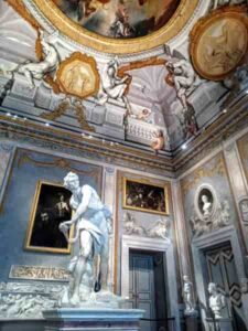 Inside the Galleria Borghese