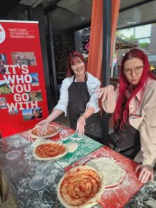 Kate Thornburg - NSW Flight Centre event - Pizza making class (2)