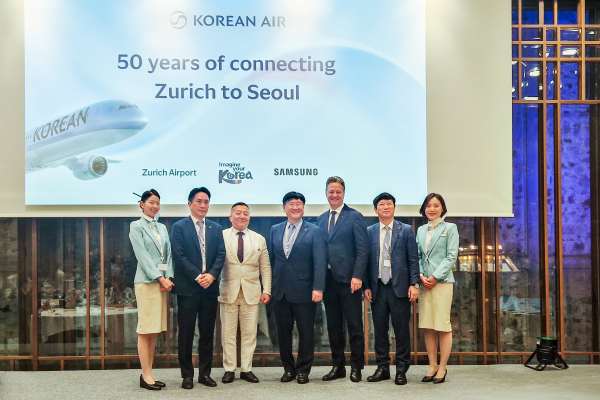 Korean Air Marks 50 Years on Seoul-Zurich Route