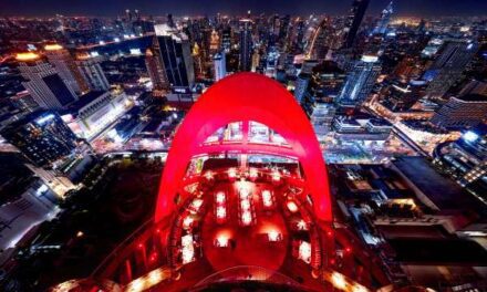 Red Sky Turns Up the Romance Above Bangkok’s Skyline