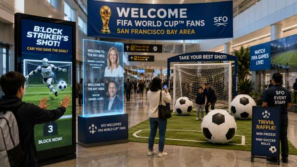 SFO Scores Big with World Cup Fan Fun