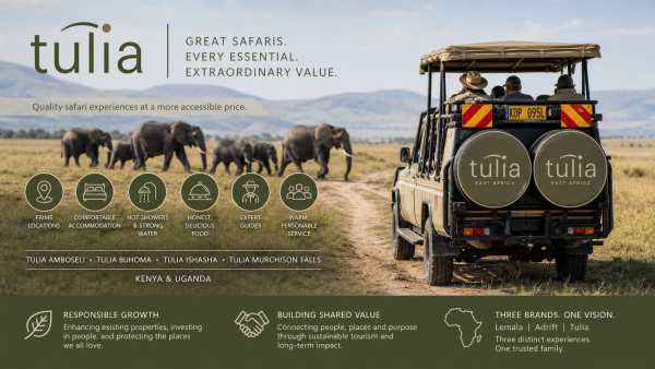 Tourvest Launches Tulia to Expand East Africa Safaris
