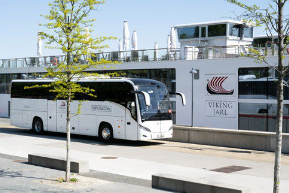 Viking Unveils Its First Fully Electric Motor Coach