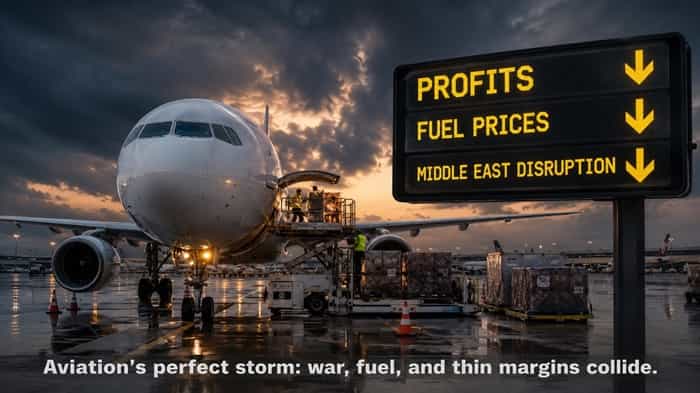 Airline Profits Plunge as Fuel Shock Hits Aviation