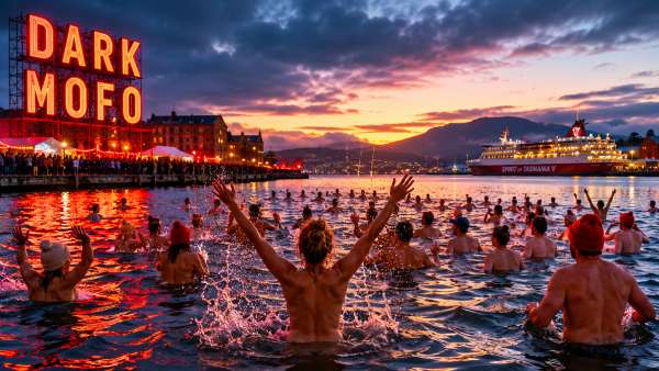 Dark Mofo Ends With a Chilling Nude Solstice Swim