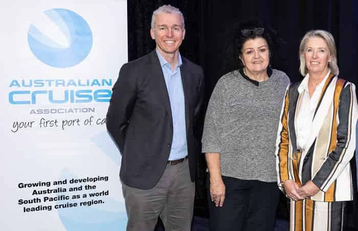 Brendan Connell, Port of Brisbane, Therese Phillips, Tourism and Events Queensland, Jill Abel, Australian Cruise Association