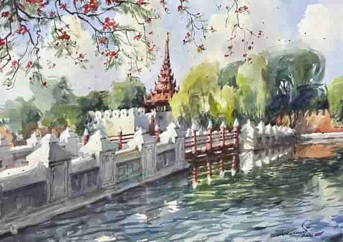Mandalay Palace by Arkar Myo