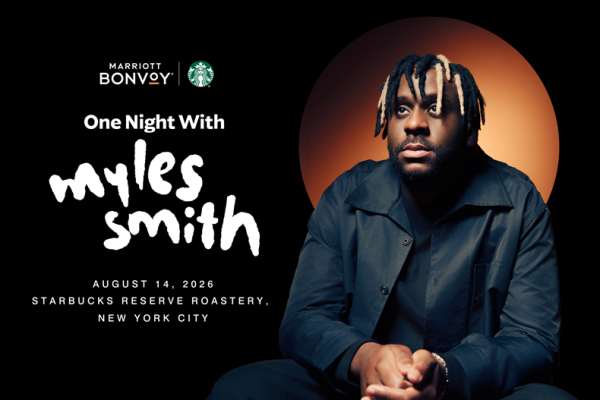Marriott Bonvoy and Starbucks Host Myles Smith