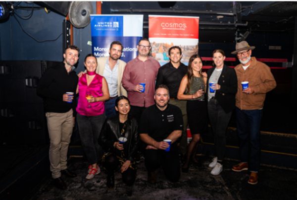 Members of the Globus family of brands APAC team attending the Memphis trade event in Sydney