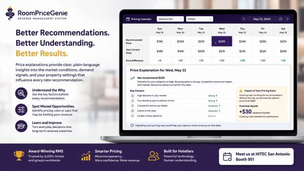 RoomPriceGenie Boosts Revenue Transparency with AI Insights