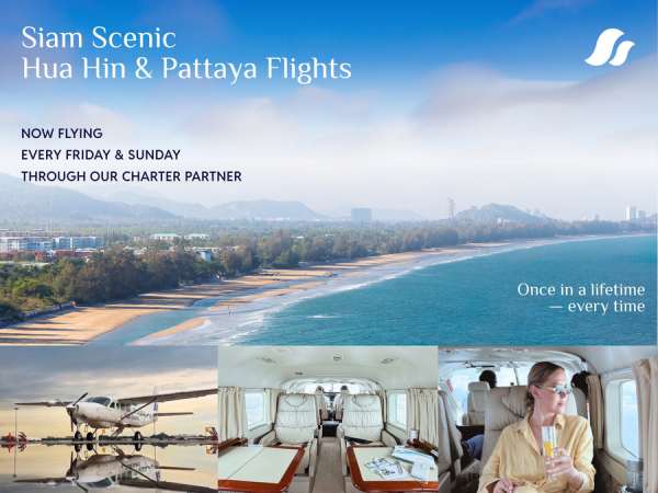 Siam Scenic Sets New Standard for Luxury Flights