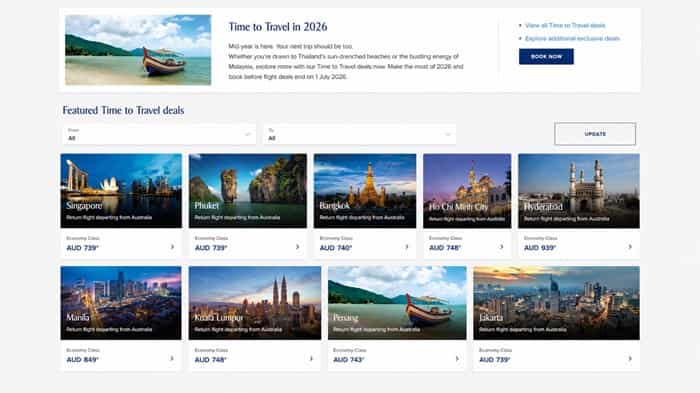 Singapore Airlines Fires Up Winter Escape Rush