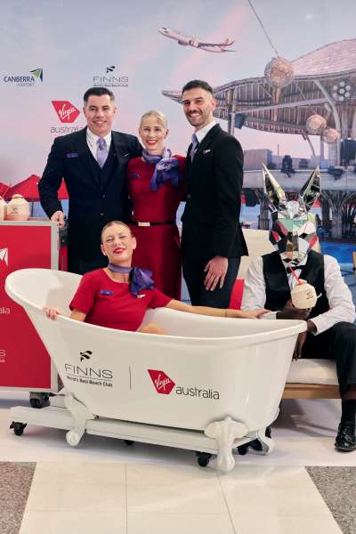 Virgin Australia inaugural Canberra to Bali flight