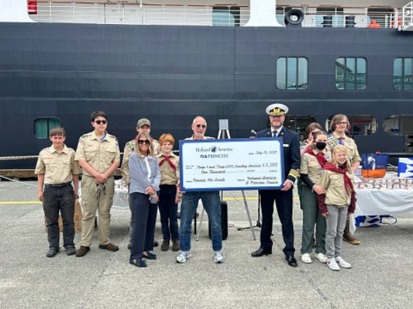 Cruise Pennies Make Big Change for Ketchikan Scouts
