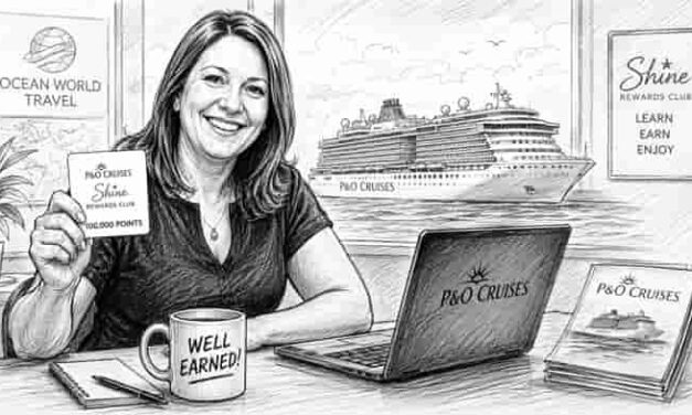 Carrie Purnell Hits 100,000 P&O Shine Rewards Club Milestone