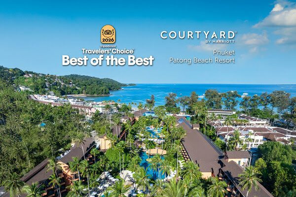 Courtyard Phuket Scoops TripAdvisor’s Best of the Best