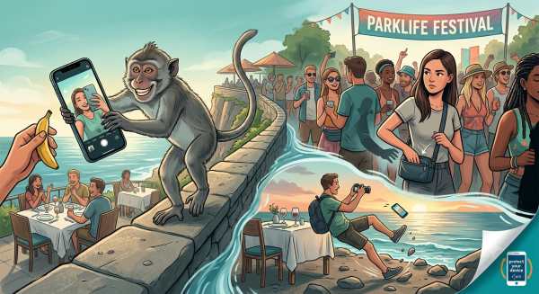 Monkey Heists Top Aussies’ Wildest Travel Phone Claims