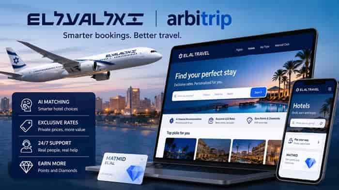 EL AL Travel Takes Off With Arbitrip Hotel AI