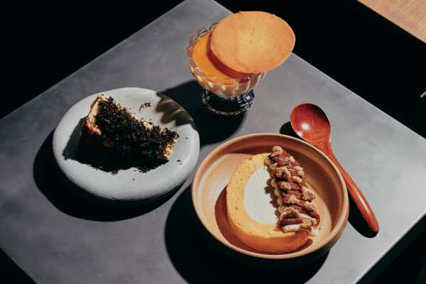 EthanSmart_cheesecake, chiffon cake, soy milk pudding