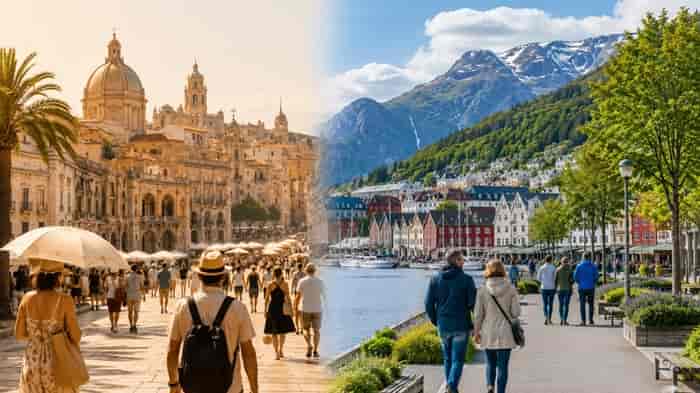 European Heatwave Sends Holidaymakers North