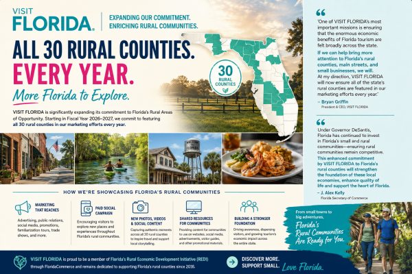VISIT FLORIDA Boosts Support for Rural Tourism