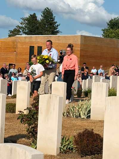 Fromelles Anniversary including the inauguration of an Australian soldier, identified by DNA 110 years on