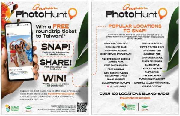 GVB Guam Photo Hunt Turns Visitors into Explorers