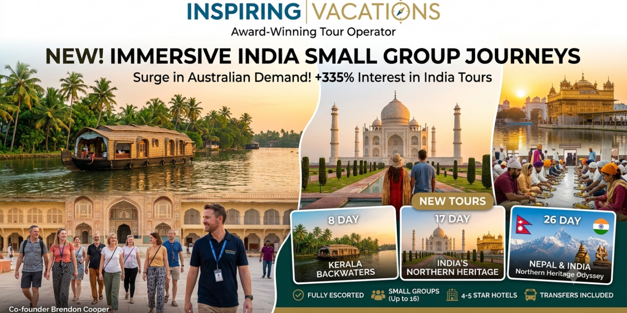 Inspiring Vacations Unveils Four New India Tours