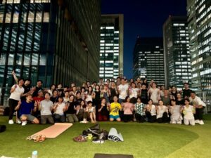 JAPAN Tokyo Sky Lab - group Welfie Share