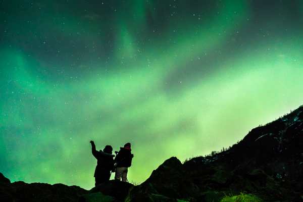Northern lights outside Anchorage, photo credit JodyO.Photos
