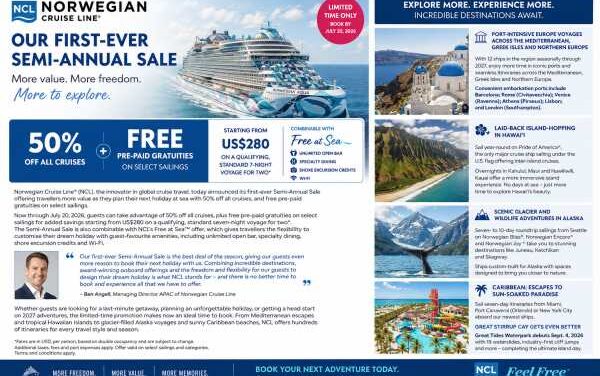Norwegian Cruise Line Launches 50% Off Cruise Sale