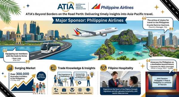 Philippine Airlines Backs ATIA Perth Travel Event