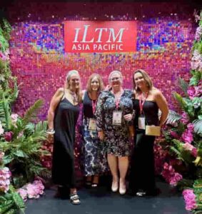 PTMs ILTM Asia Pacific: At The Ritz Carlton, PTMs (L to R) Melanie Harrop, Alyssa Pretorius, Andrea Friend, Nicole Gardner.