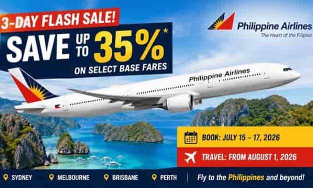 PAL Slashes Australian Fares by Up to 35% in Flash Sale