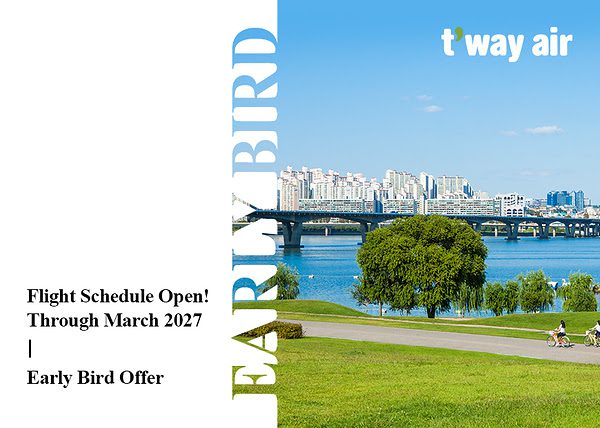 Plan Your Korea Escape Early with T’way Air