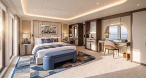 Rendering of the new Pinnacle Suite aboard Zuiderdam