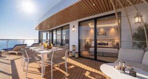 Rendering of the outdoor area of new-to-fleet Bridgeview Suite