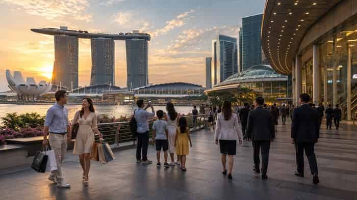 Singapore Tourism Receipts Climb While Visitor Arrivals Cool