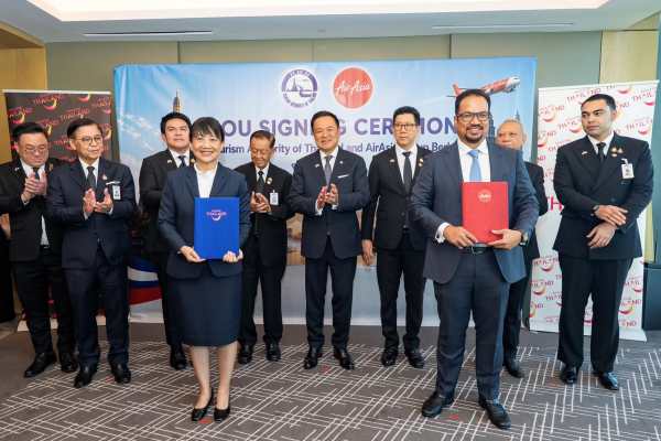 TAT and AirAsia Group sign three-year tourism partnership